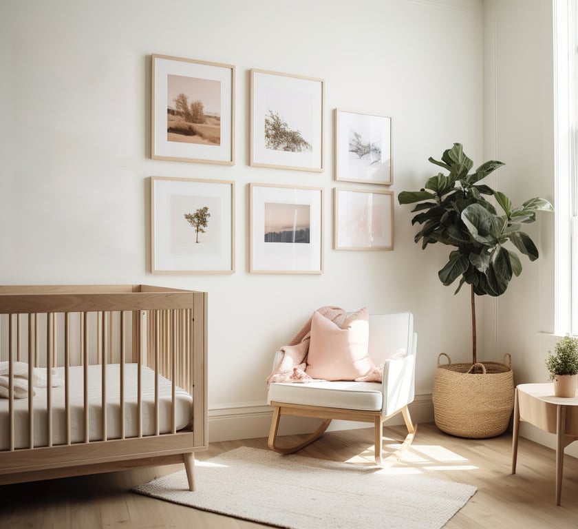 Neutral Nursery with Gallery Wall